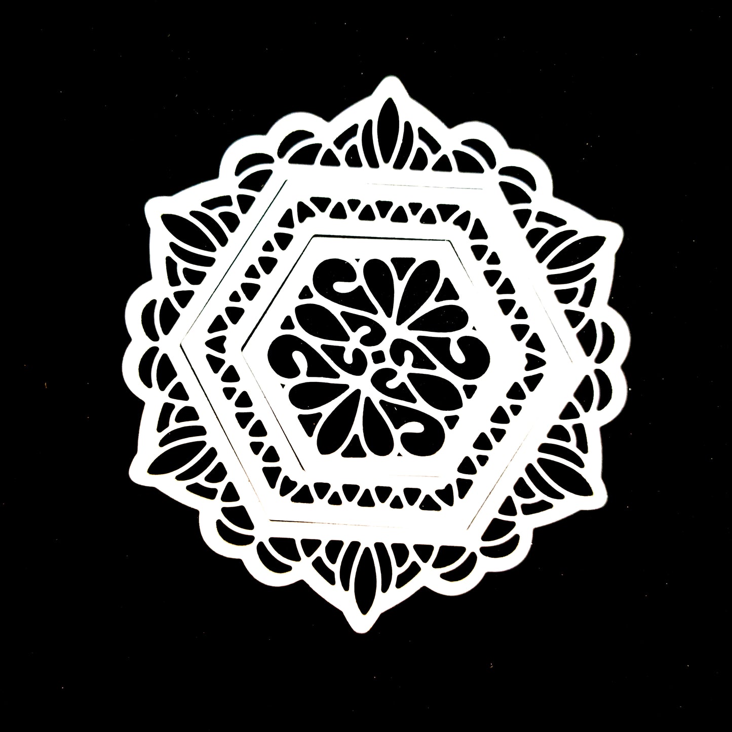 Hexagon Frame Cutout