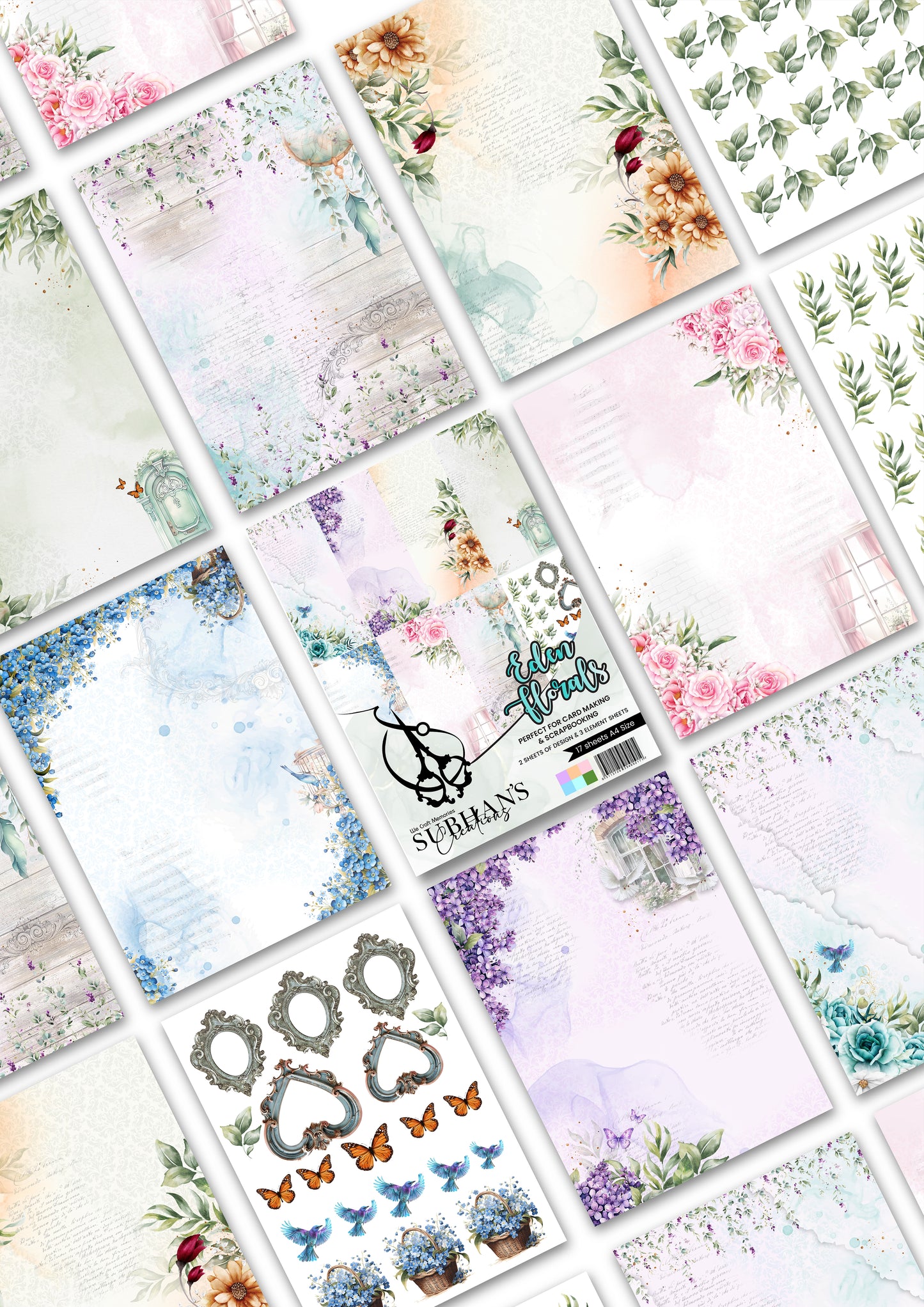 Eden Florals Paper pack