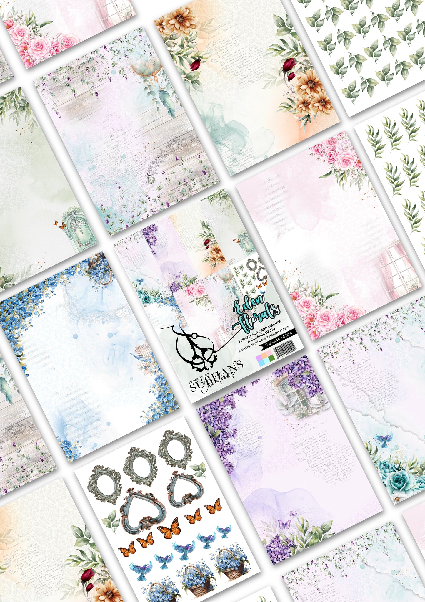 Eden Florals Paper pack