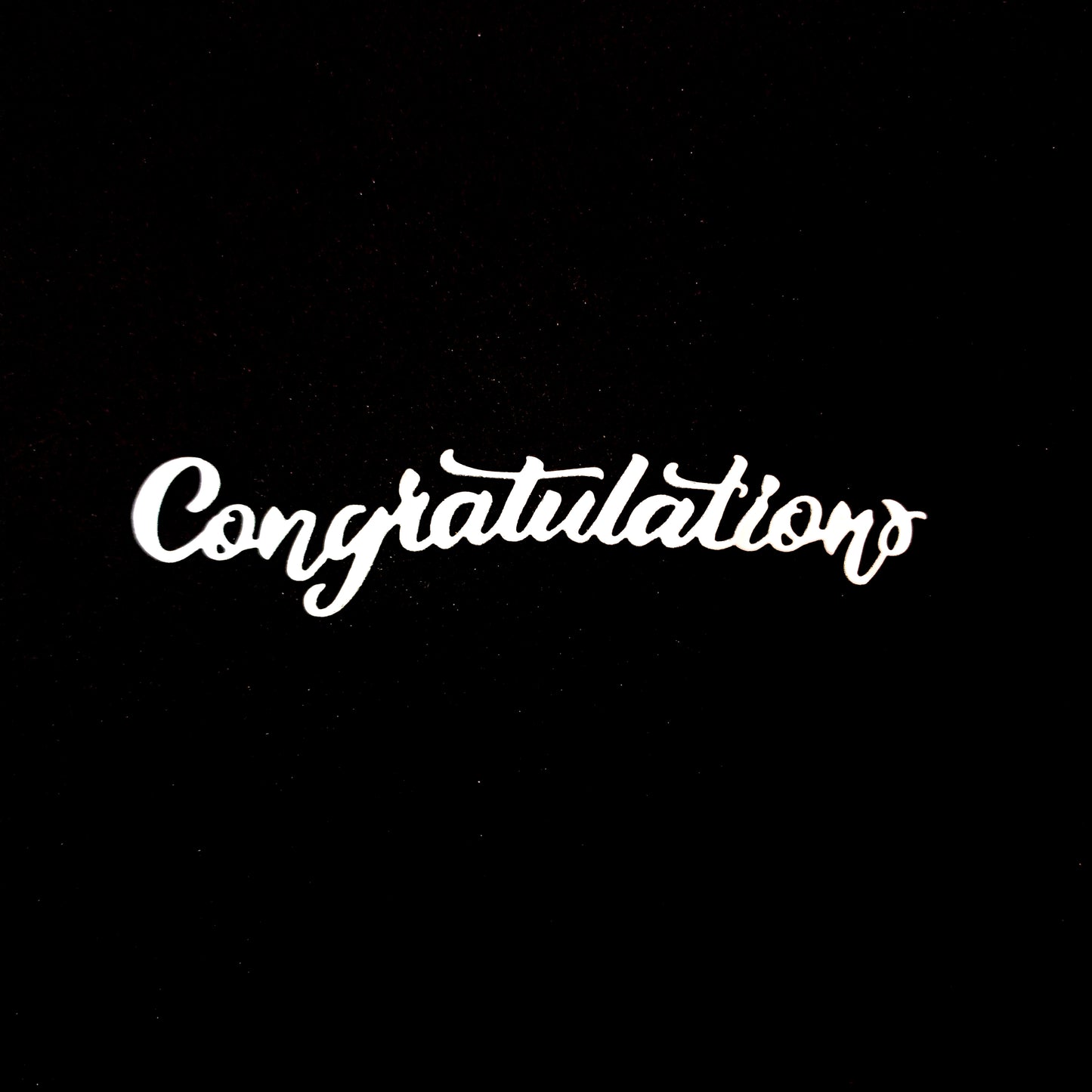 Congratulations Cutout