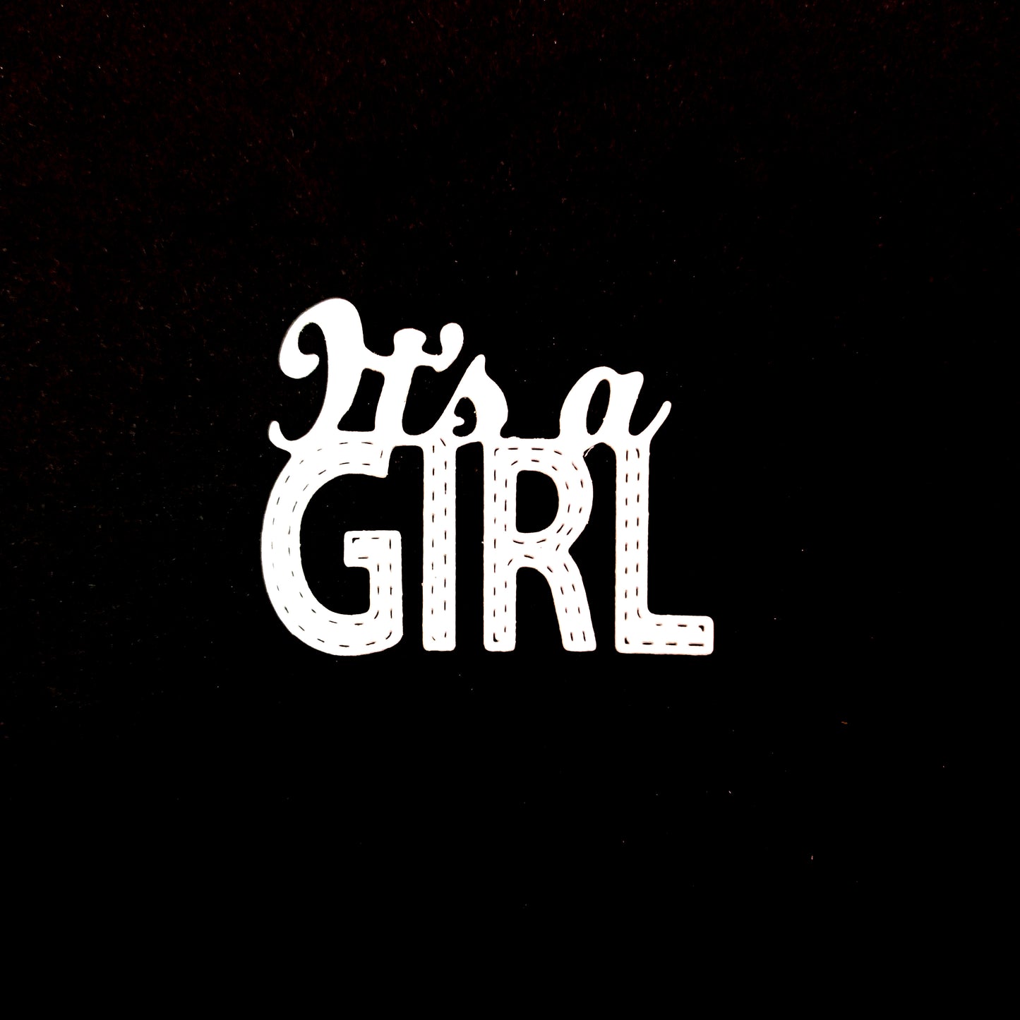 Its a Girl Cutout