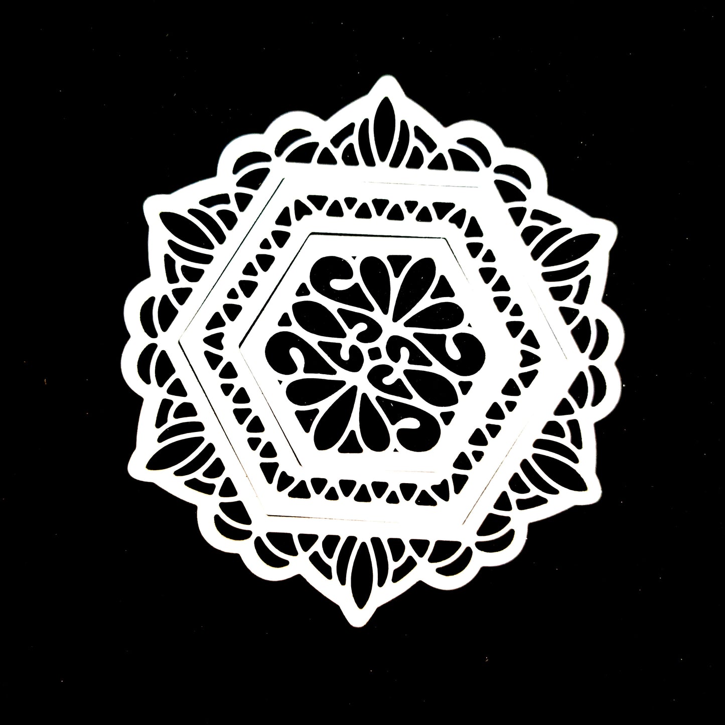 Hexagon Frame Cutout