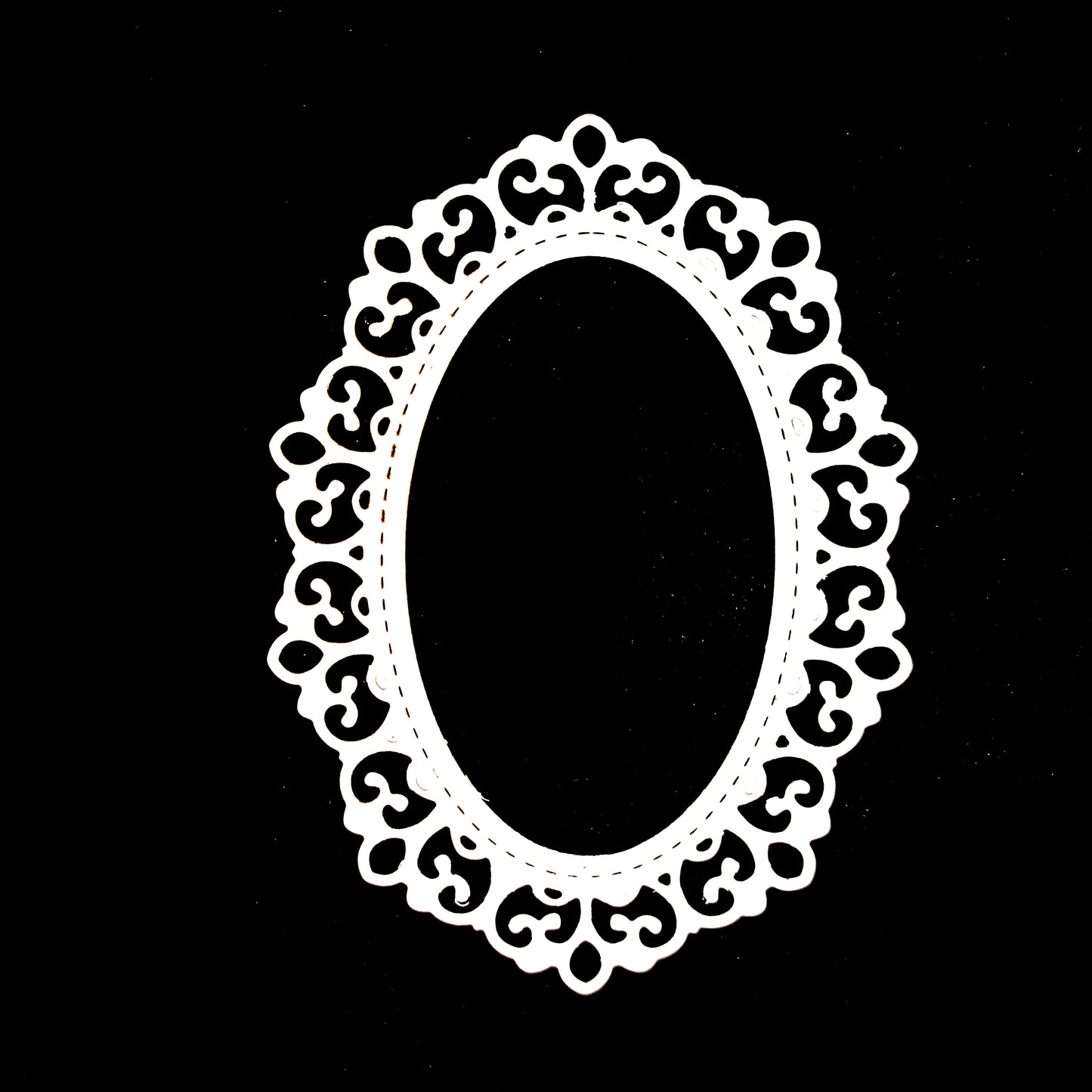Oval Frame Cutout
