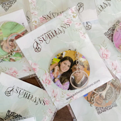 Customized photo keychain