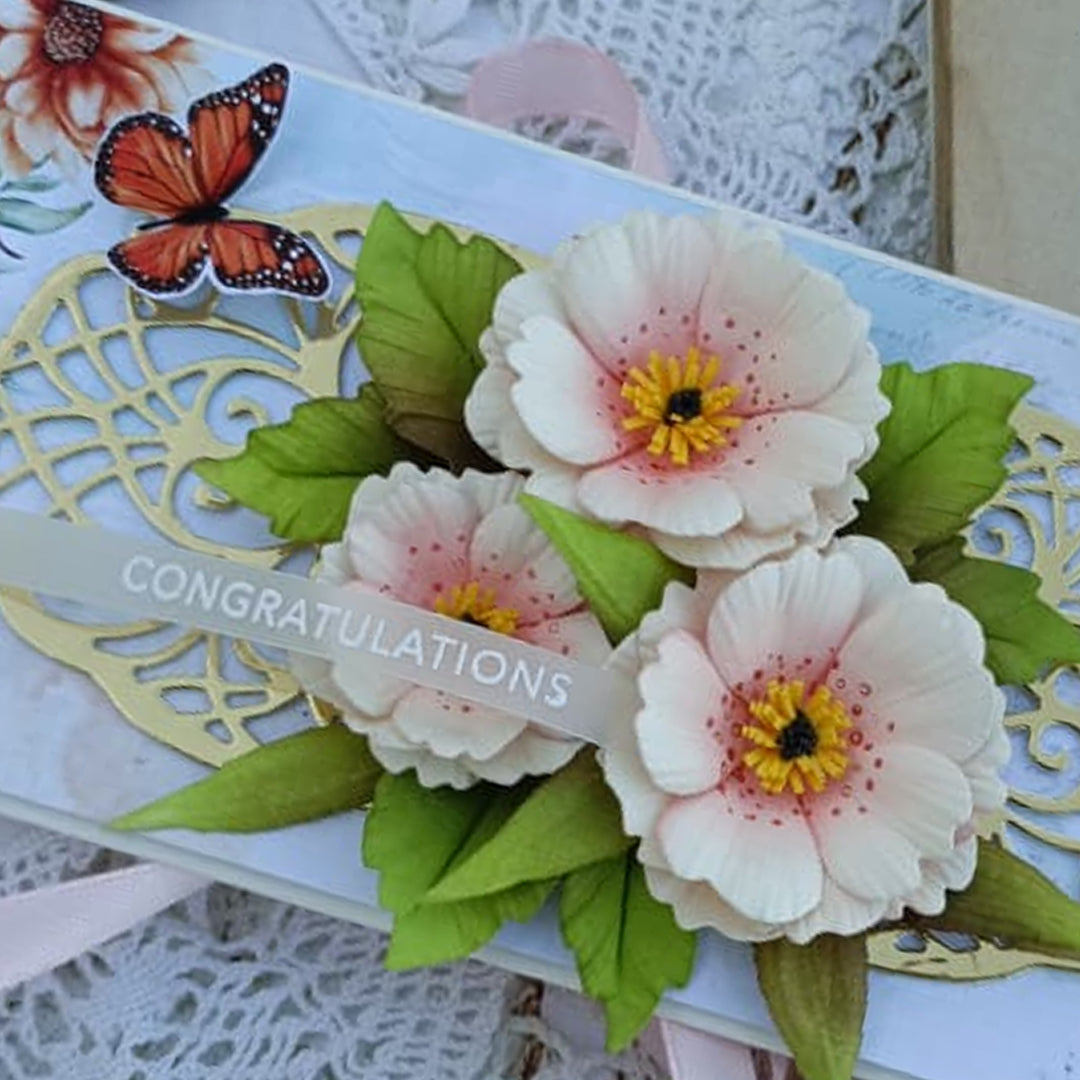 Floral money envelope