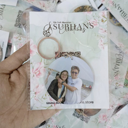 Customized photo keychain